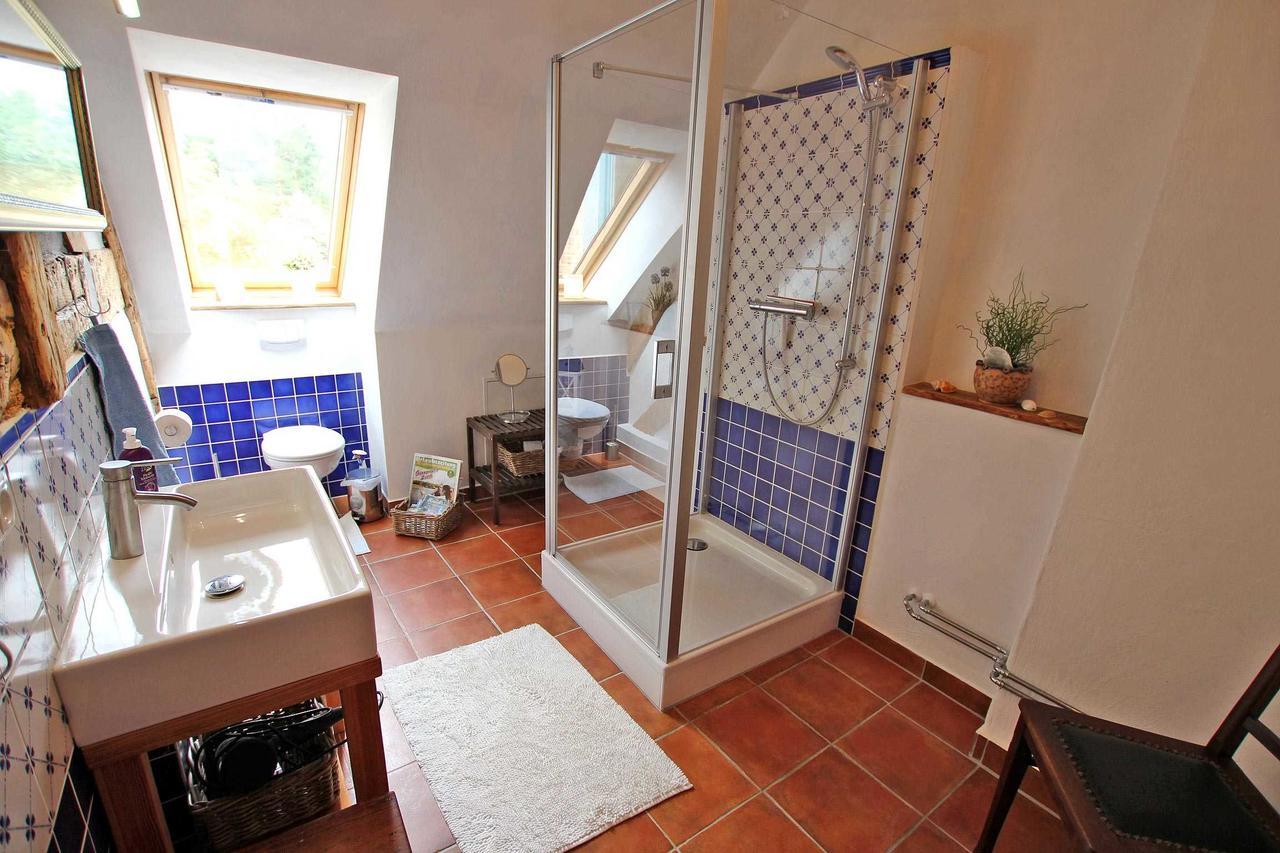 Ferienwohnung Im Forsthaus Am See Schwarz Exterior photo
